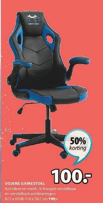 Jysk Vojens Gamestoel aanbieding