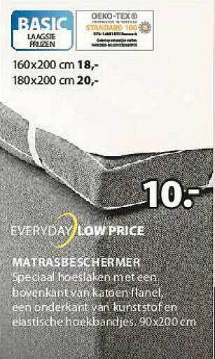 Jysk Matrasbeschermer aanbieding
