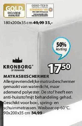 Jysk Matrasbeschermer aanbieding