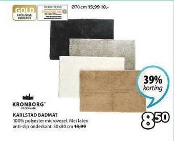 Jysk Karlstad Badmat aanbieding