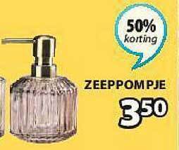 Jysk Zeeppompje aanbieding