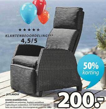 Jysk Dovre Standenstoel aanbieding