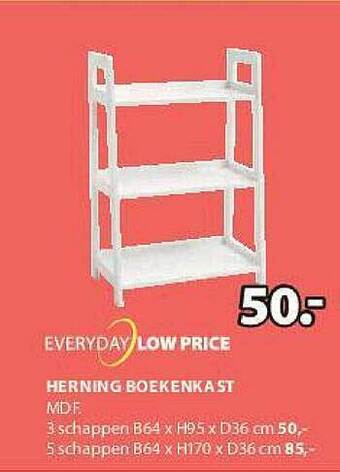 Jysk Herning Boekenkast aanbieding