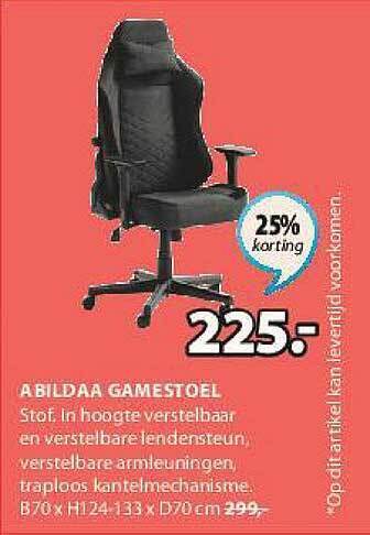 Jysk Abildaa Gamestoel aanbieding