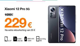 Orange Xiaomi 12 Pro 5g aanbieding