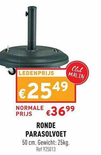 Trafic Ronde Parasolvoet aanbieding