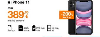 Orange Iphone 11 aanbieding