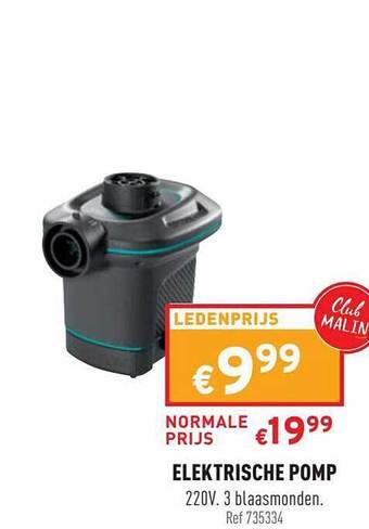 Trafic Elektrische Pomp aanbieding