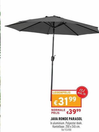 Trafic Java Ronde Parasol aanbieding