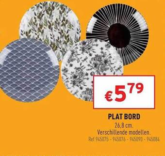 Trafic Plat Bord aanbieding
