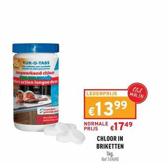 Trafic Chloor In Briketten aanbieding