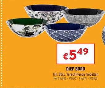 Trafic Diep Bord aanbieding