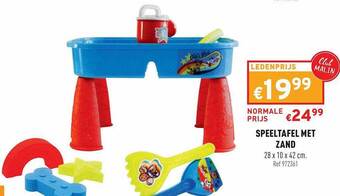 Trafic Speeltafel Met Zand aanbieding