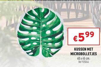 Trafic Kussen Met Microbolletjes aanbieding