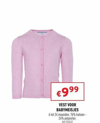 Trafic Vest Voor Babymeisjes aanbieding