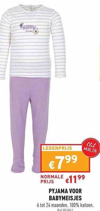 Trafic Pyjama Voor Babymeisjes aanbieding