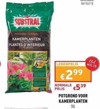 Trafic Potgrond Voor Kamerplanten 10l aanbieding