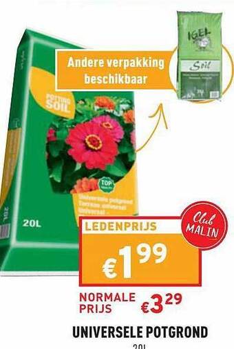Trafic Universele Potgrond aanbieding