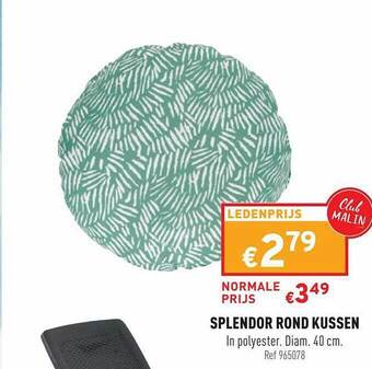 Trafic Splendor Rond Kussen aanbieding