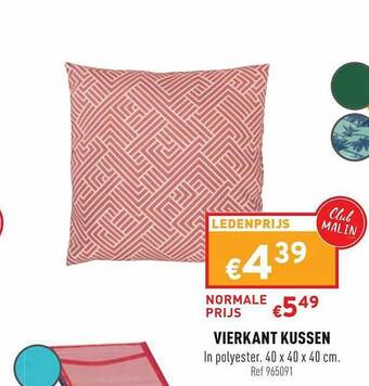 Trafic Vierkant Kussen aanbieding