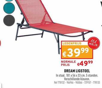 Dream Ligstoel