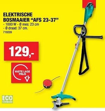 Hubo Bosch elektrische bosmaaier afs 23-37 aanbieding