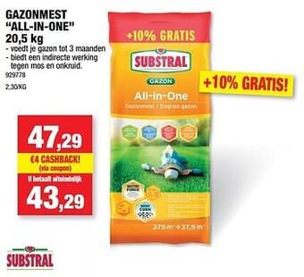 Hubo Gazonmest all-in-one aanbieding