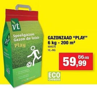 Hubo Gazonzaad play aanbieding
