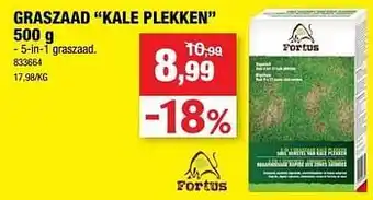 Hubo Graszaad kale plekken aanbieding