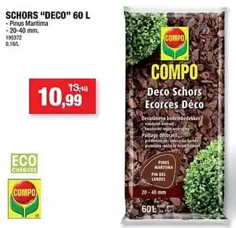Hubo Schors deco aanbieding