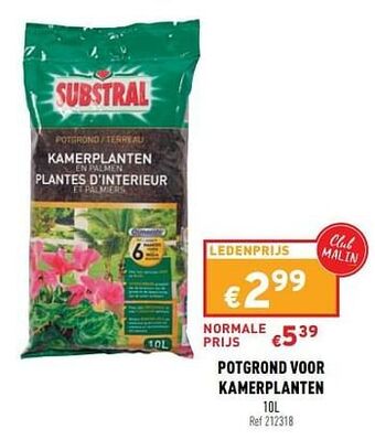 Trafic Potgrond voor kamerplanten aanbieding