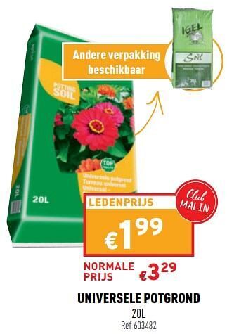 Trafic Universele potgrond aanbieding