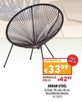 Trafic Urban stoel aanbieding