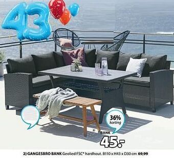 Jysk Gangesbro bank aanbieding