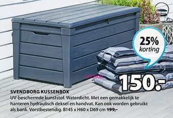 Jysk Svendborg kussenbox aanbieding