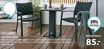 Jysk Thy bistrotafel aanbieding