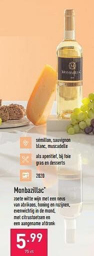 ALDI Monbazillac aanbieding