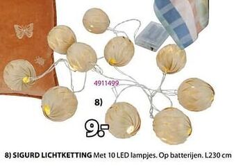 Jysk Sigurd lichtketting aanbieding