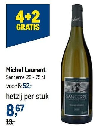 Makro Michel laurent sancerre aanbieding