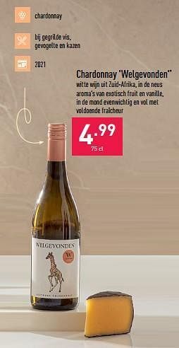 ALDI Chardonnay welgevonden aanbieding