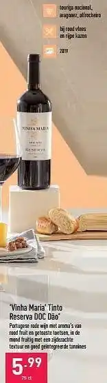 ALDI Vinha maria tinto reserva doc dão aanbieding