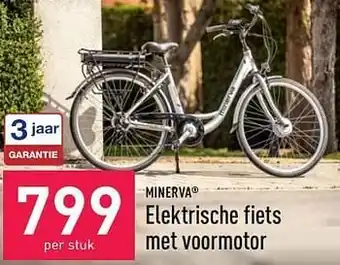 ALDI Minerva elektrische fiets met voormotor aanbieding