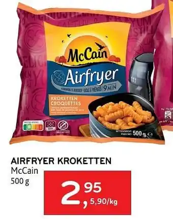 Airfryer kroketten mccain