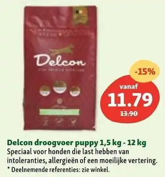 Maxi Zoo Delcon droogvoer puppy aanbieding
