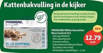 Maxi Zoo Premiere white sensation blue control aanbieding