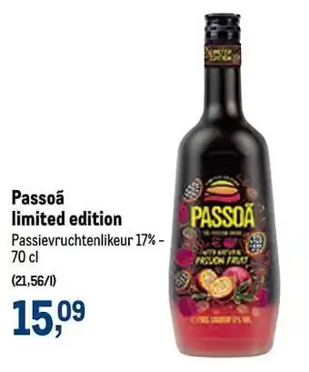 Passoã limited edition passievruchtenlikeur