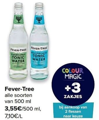 Carrefour Fever-tree aanbieding