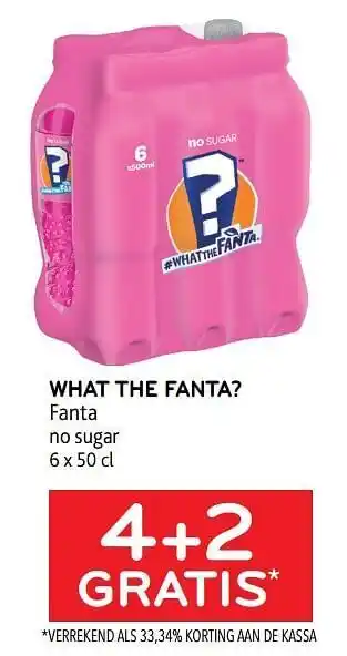 Alvo What the fanta? fanta 4+2 gratis aanbieding