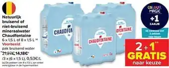 Carrefour Pak bruisend water aanbieding