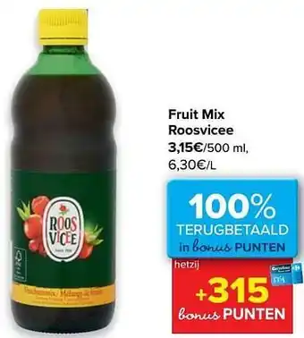 Carrefour Fruit mix roosvicee aanbieding